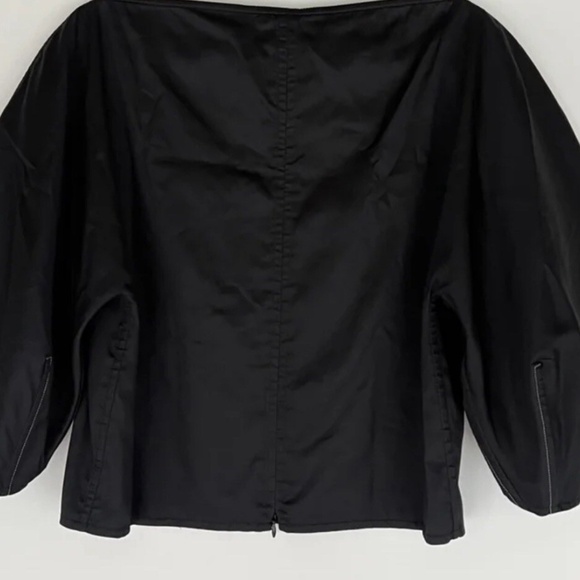 Runway 2016 Céline by Phoebe Philo Balloon Sleeve Black Blouse With Zipper - Picture 3 of 5